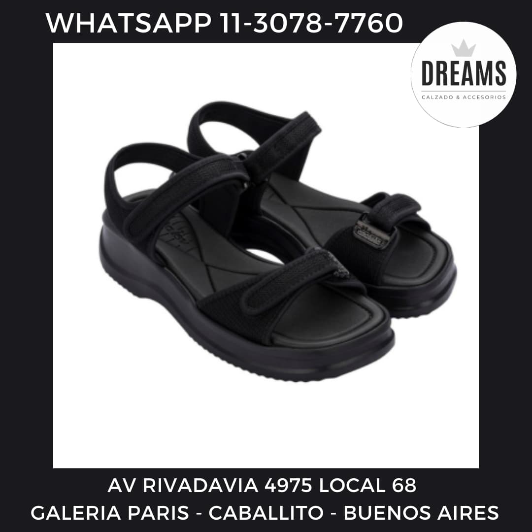Sandalias para mujer Azaleia importadas con abrojos negro