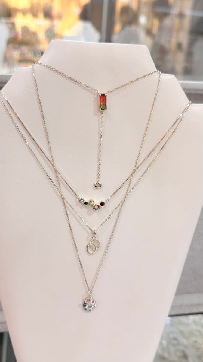 Collares de plata 925 con Cubic